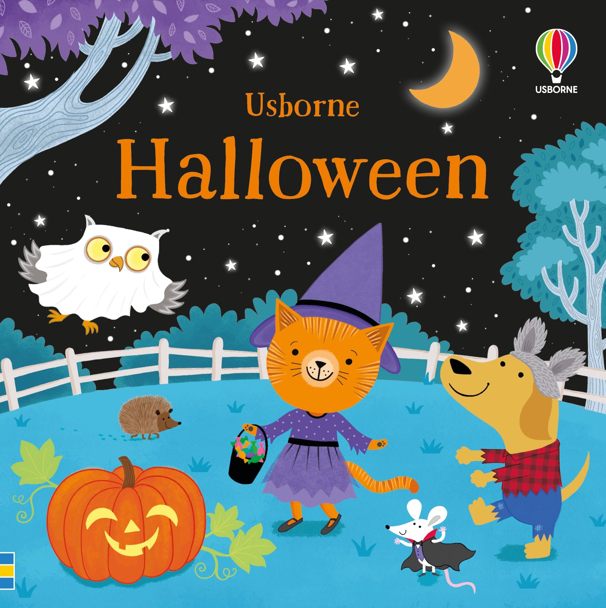 Usborne Book and 3 Jigsaws: Halloween