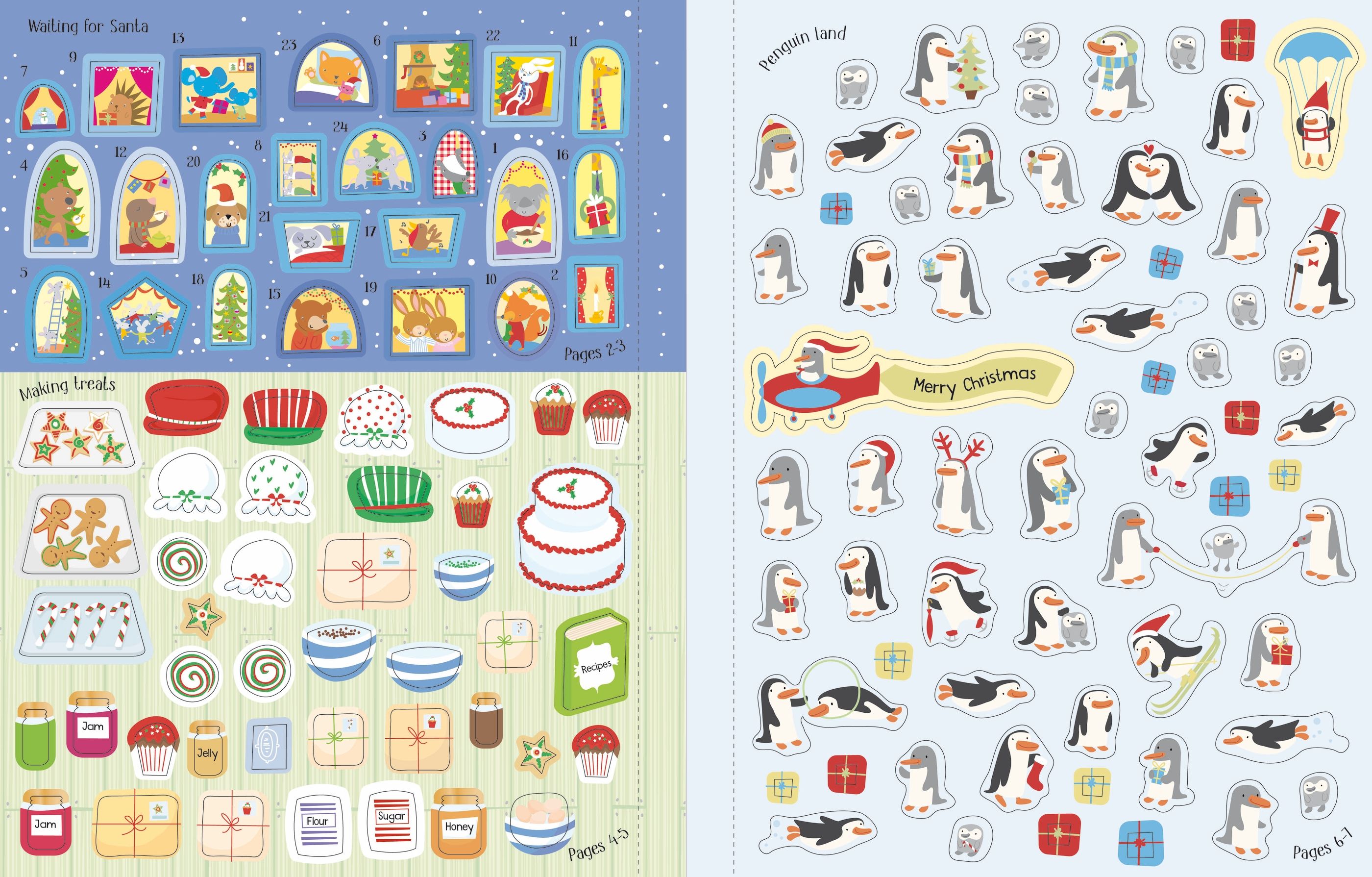 Usborne Christmas Sticker Book