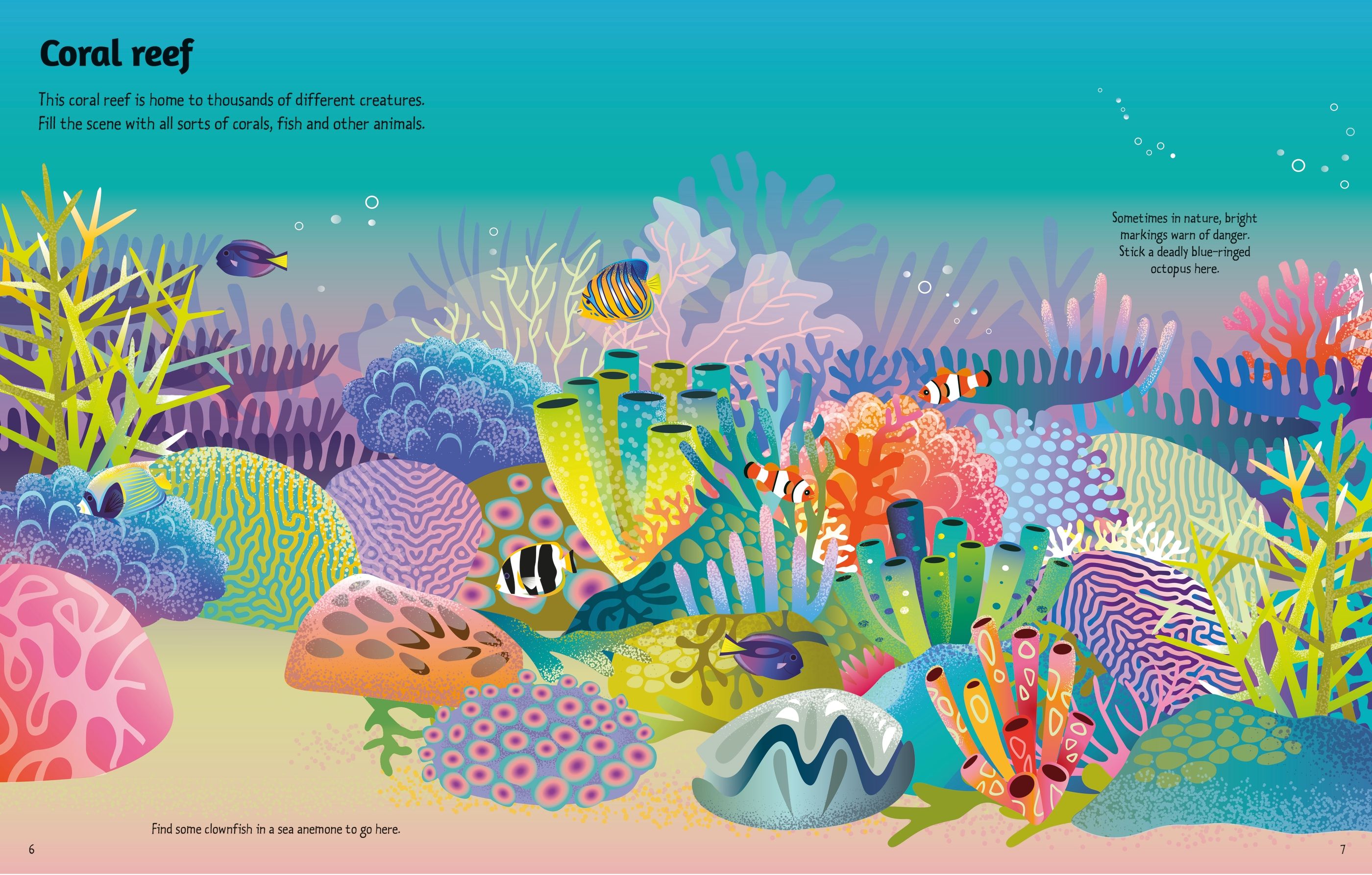 First Sticker Book Oceans