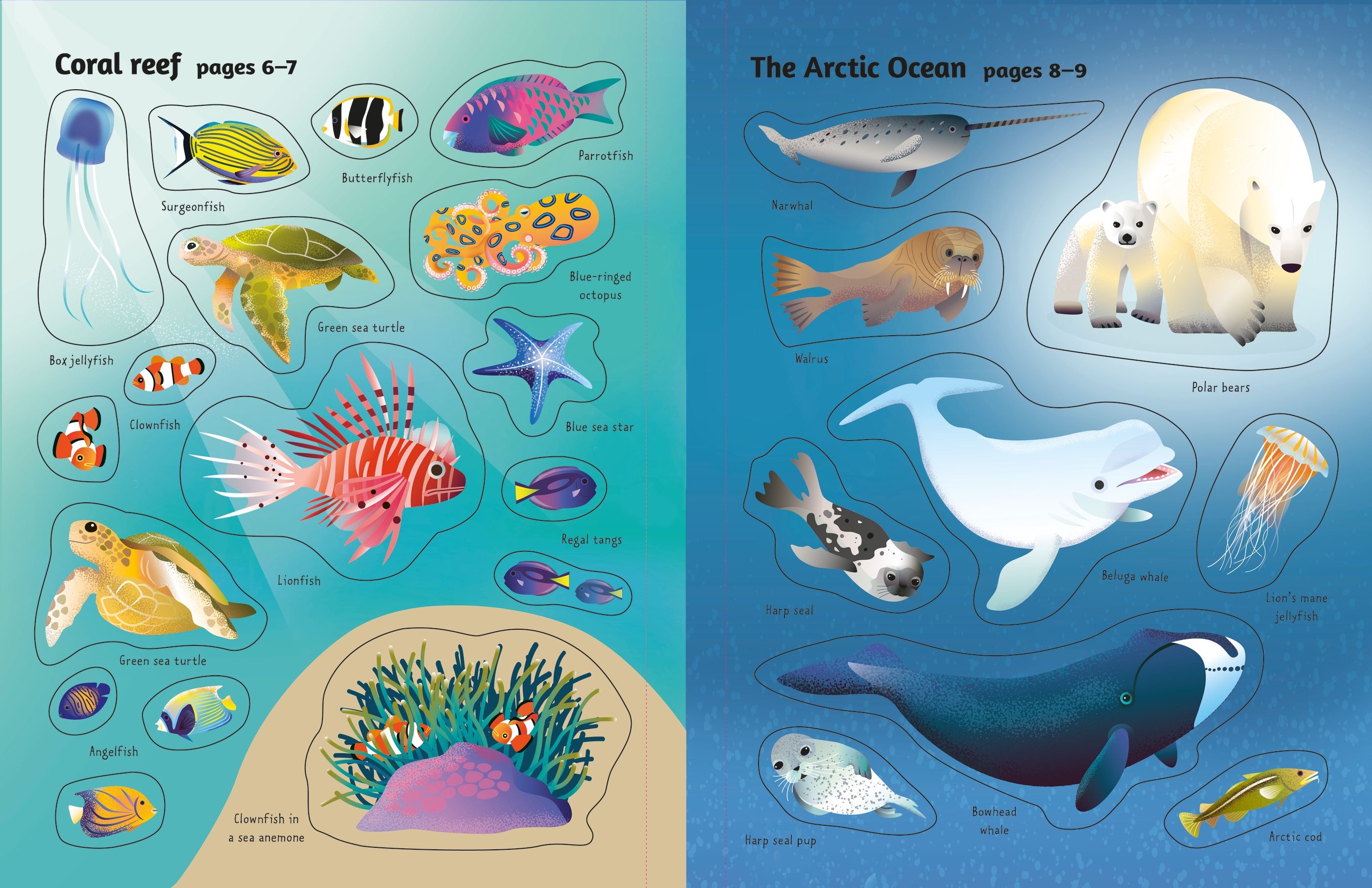 First Sticker Book Oceans