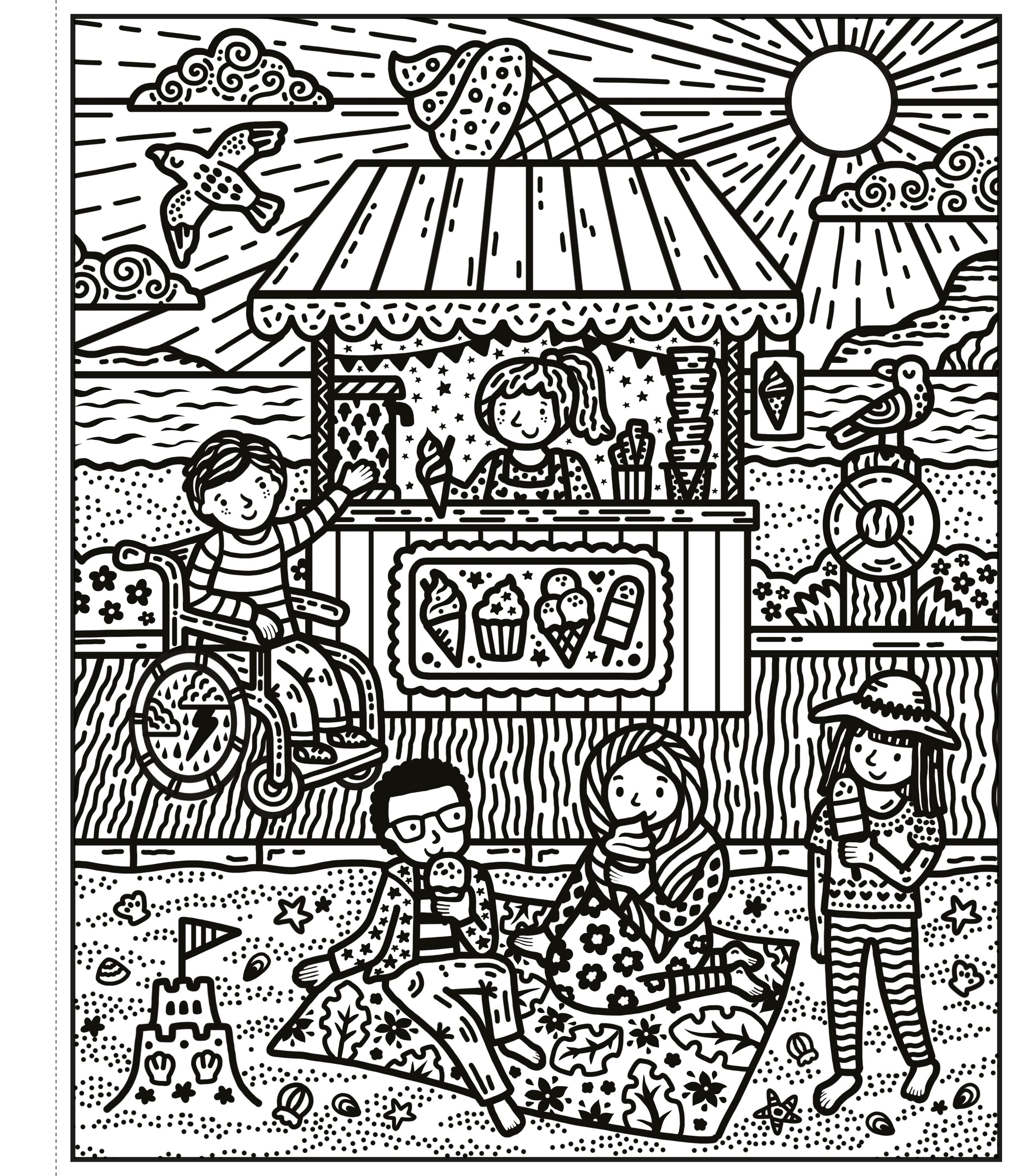 Seashore Magic Painting Book