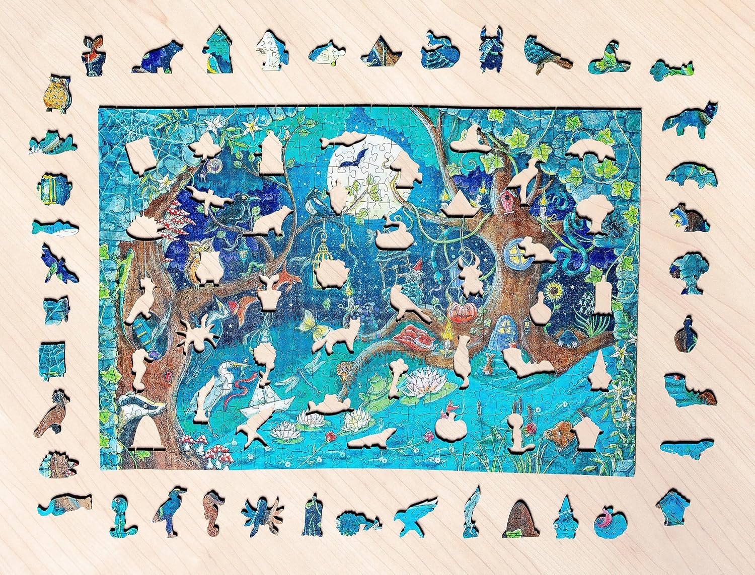 Fantasy Forest 500 PC Ravensburger Wooden Puzzle