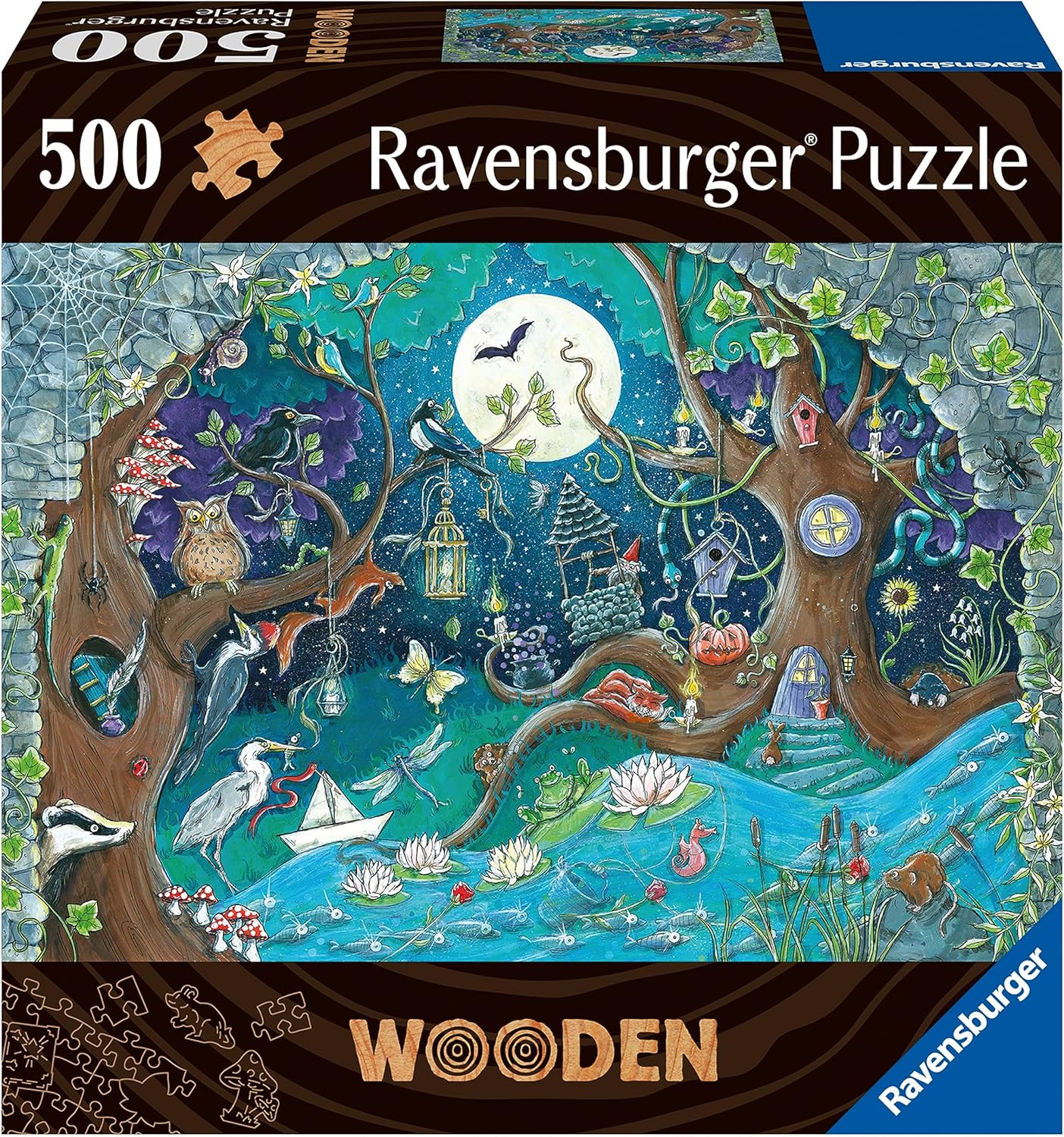 Fantasy Forest 500 PC Ravensburger Wooden Puzzle