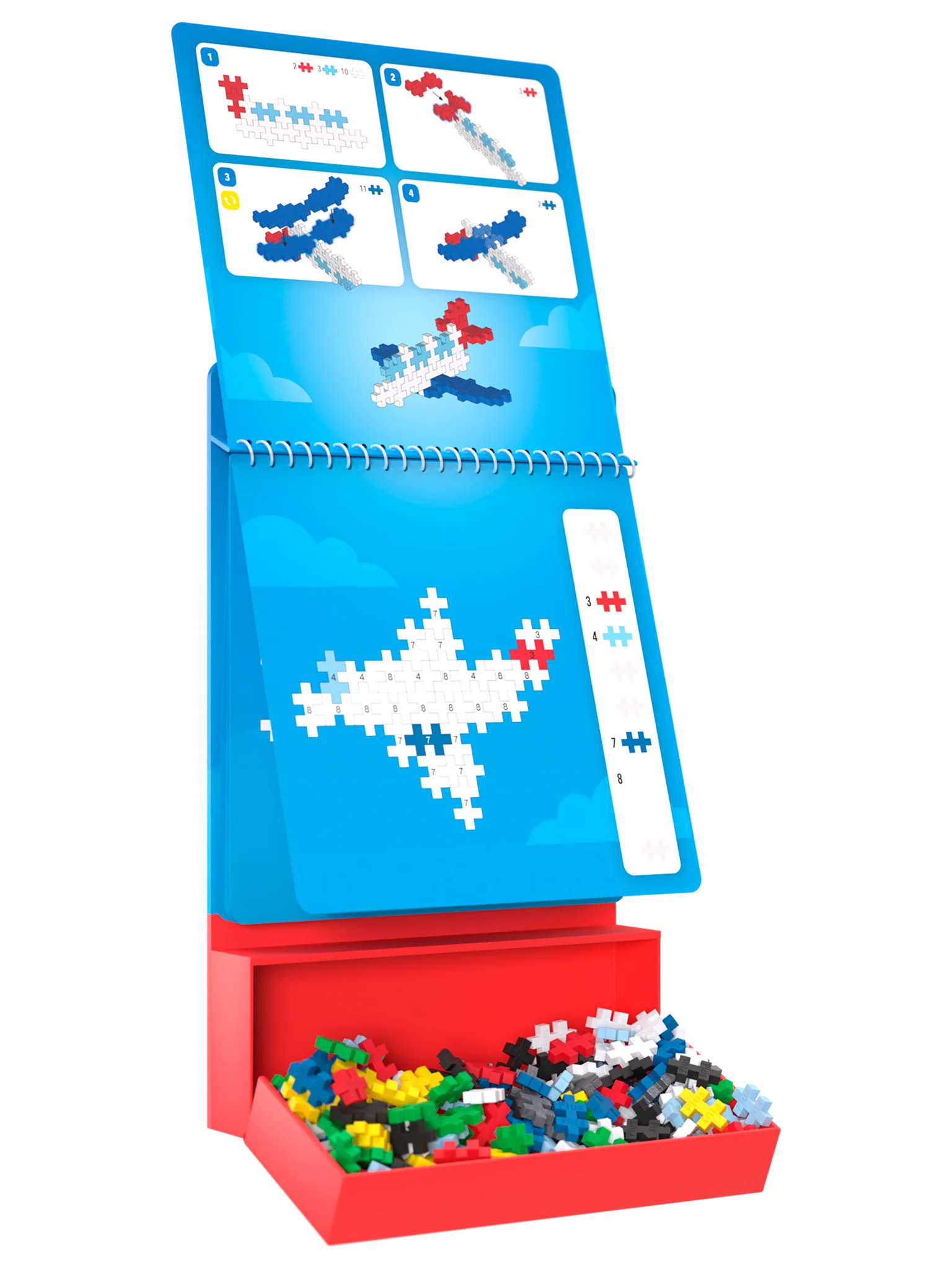 Plus Plus Activity Pad - Transportation