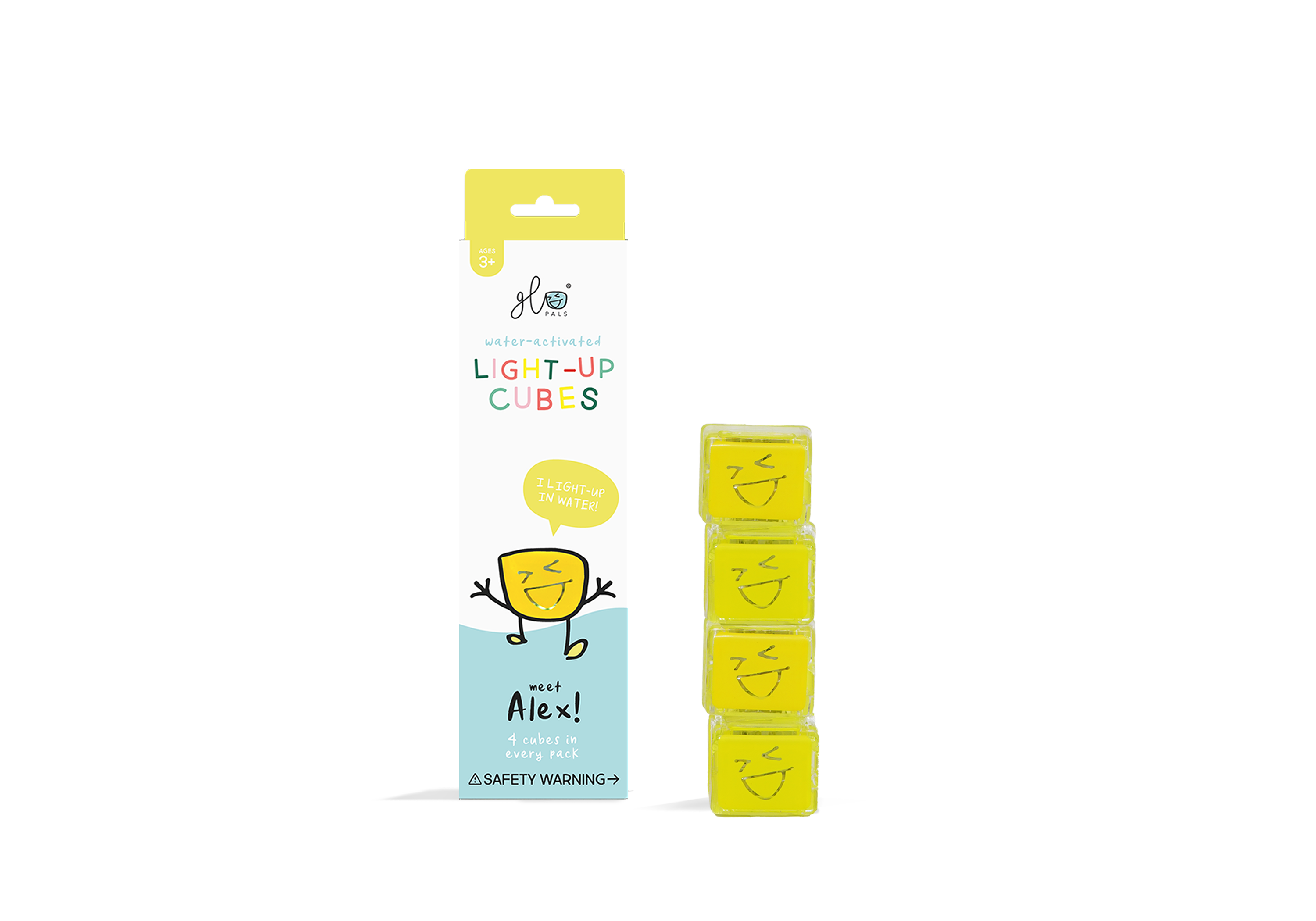 Glo Pals Alex Light Up Cubes (4 Pieces)