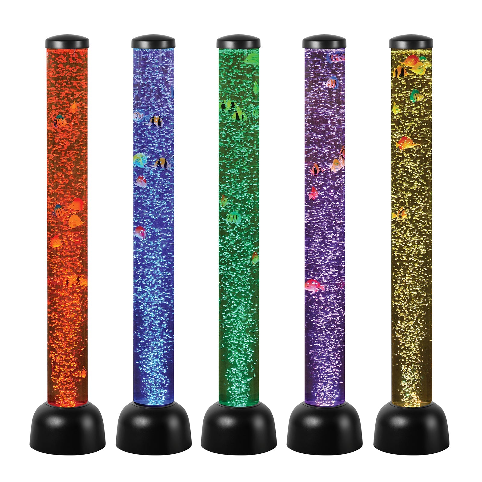 Playlearn Bubble Tube Black with fish