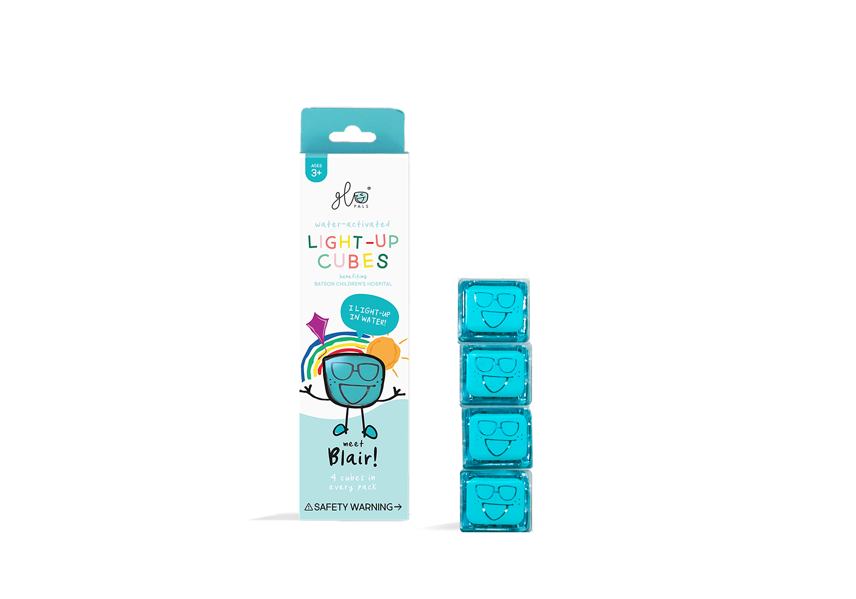 Glo Pals Blair Light Up Cubes (4 Pieces) - ** Back in Stock 18th Nov**