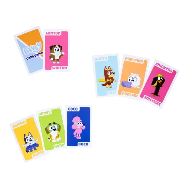 Bluey Card Games
