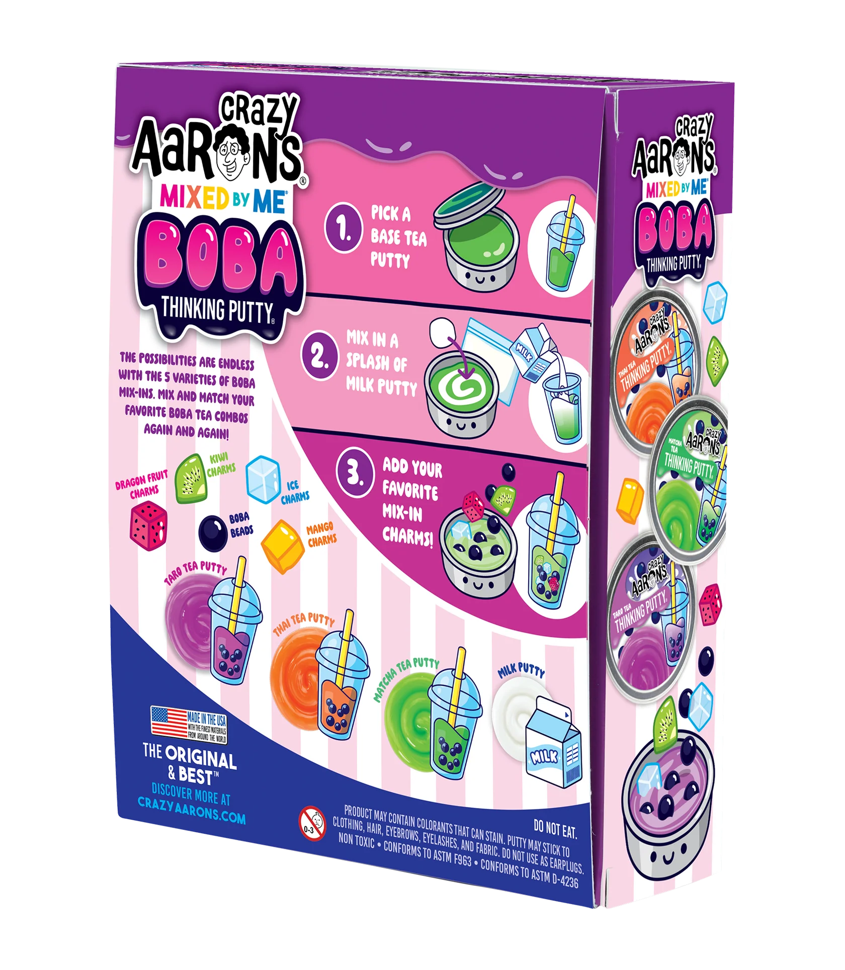 Crazy Aaron's Mixed by Me Boba Thinking Putty Kit