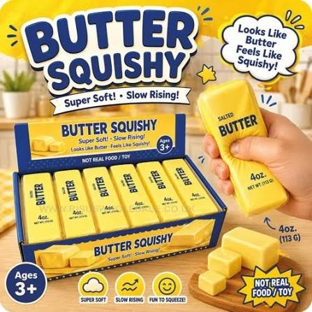 Butter Squishy - Super Soft - Slow Rising!