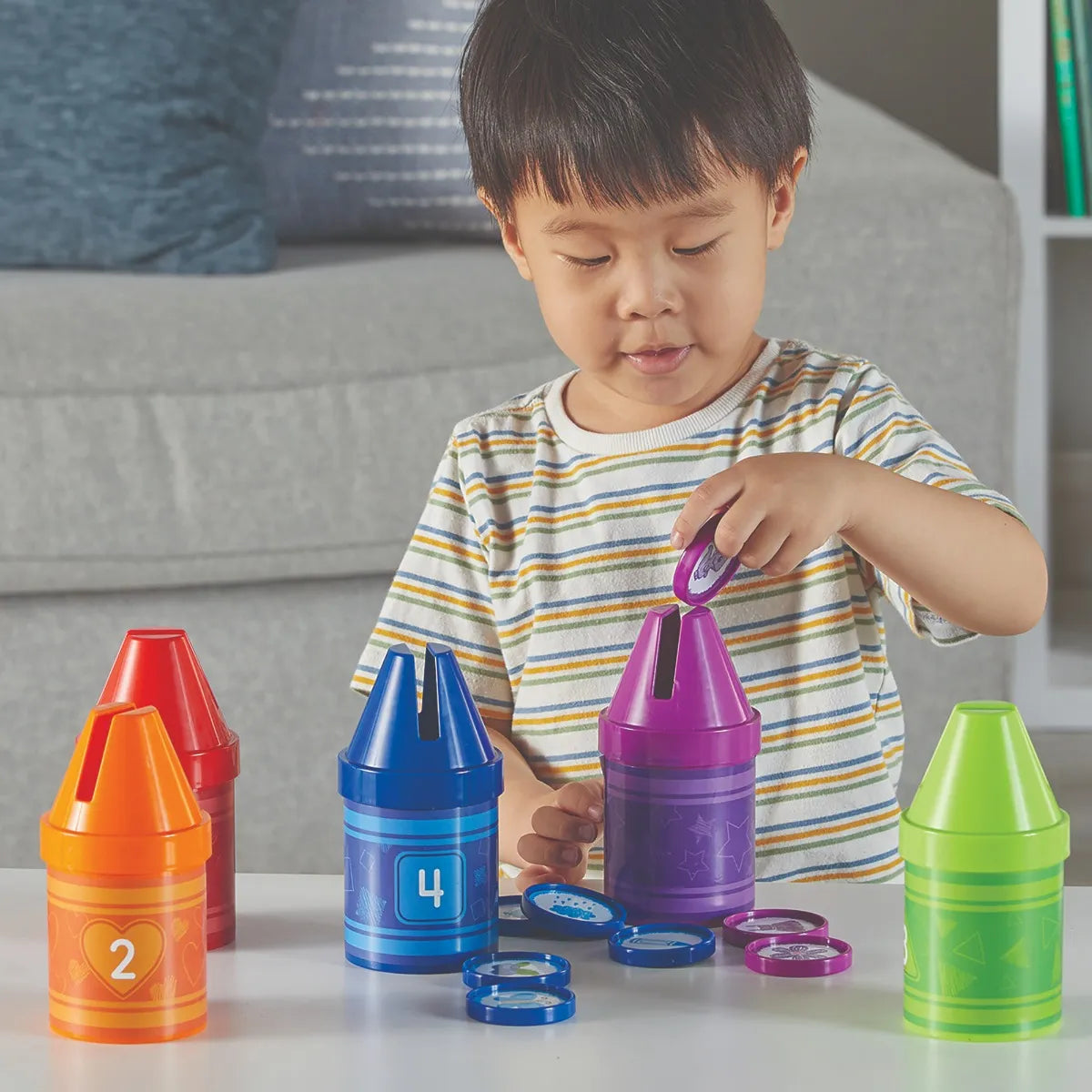 Counting Crayons Sorting Set Learning Resources