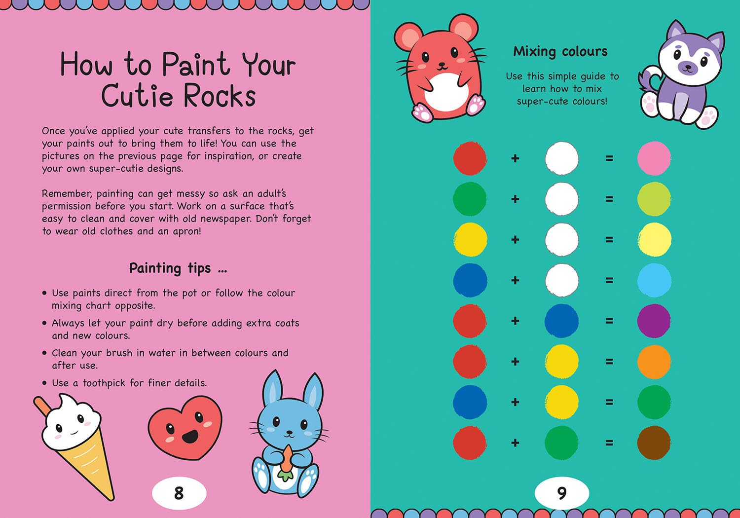 Creative Cutie Rocks Painting