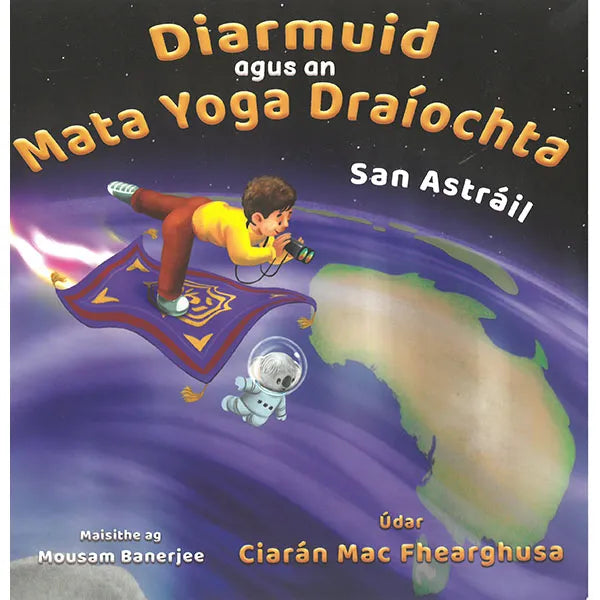 Diarmuid agus An Mata Yoga Draiochta San Astrail (Yoga Card Set + Mat & Cards)