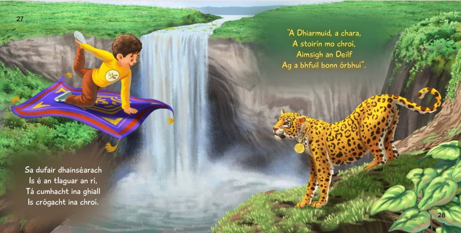 Diarmuid agus an Mata Yoga Draíochta san Amasóin