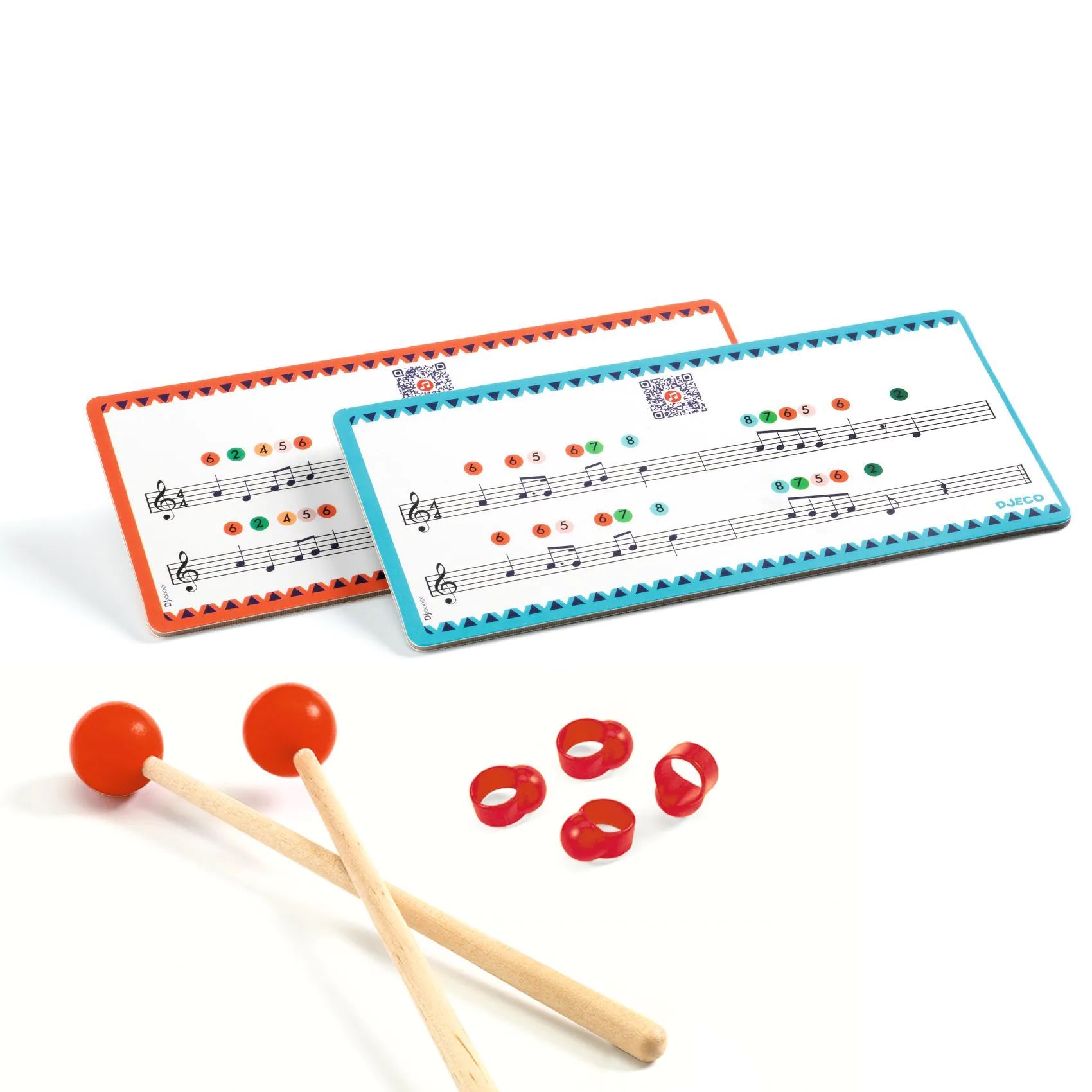 Djeco Animambo Large Metal Tongue Drum 11 Notes