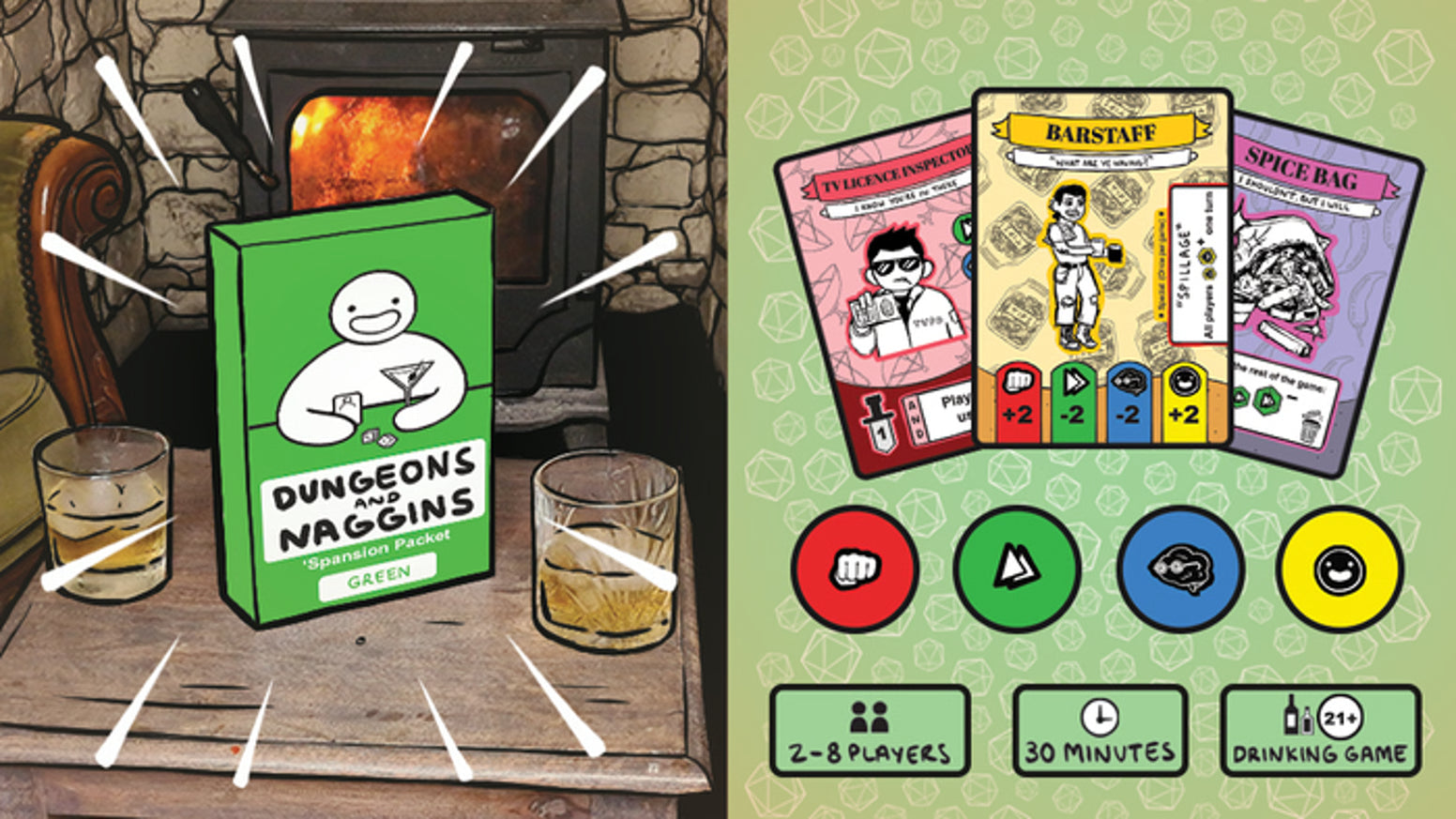 Dungeons And Naggins 'Spansion Packet (Green)