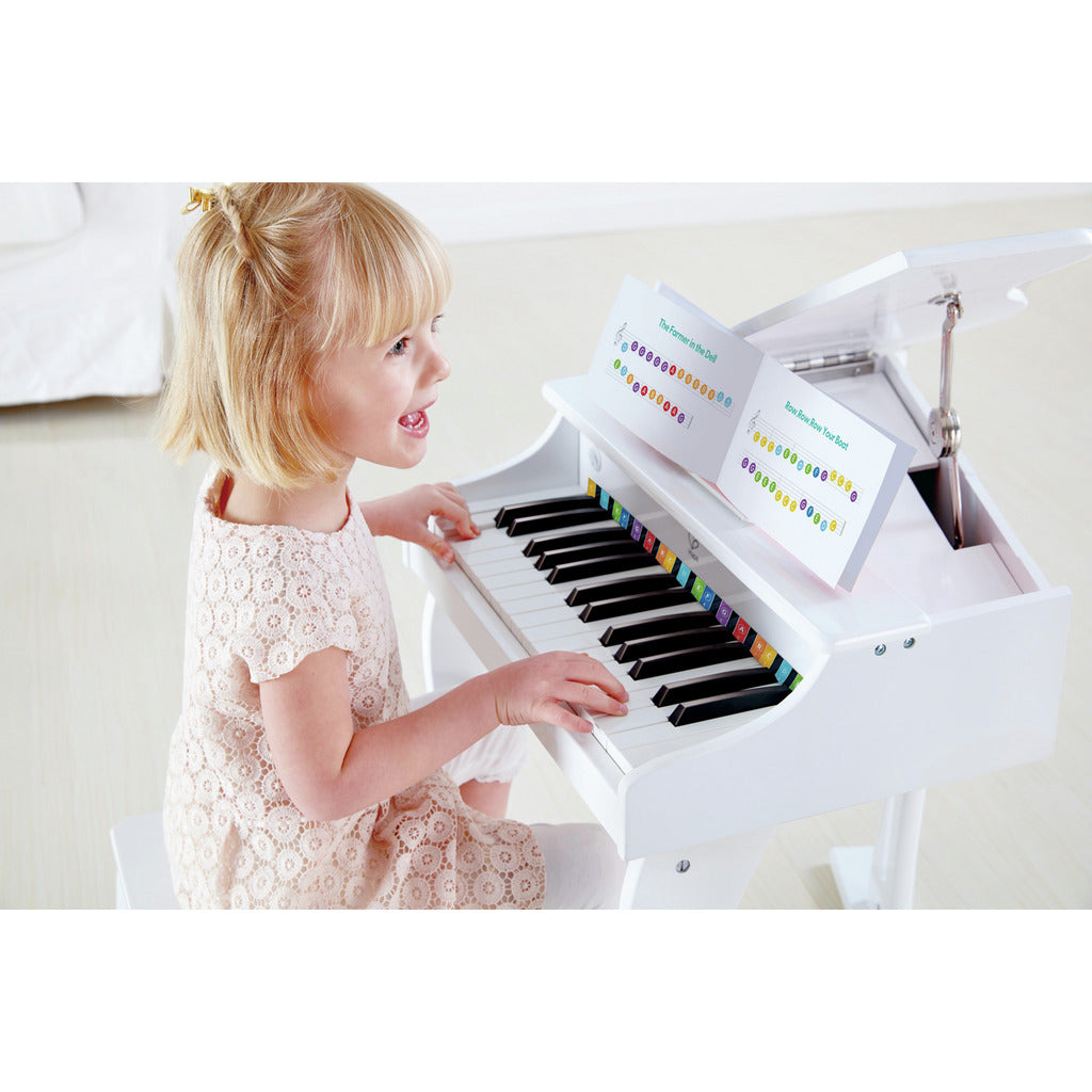 Hape Deluxe Grand Piano - White