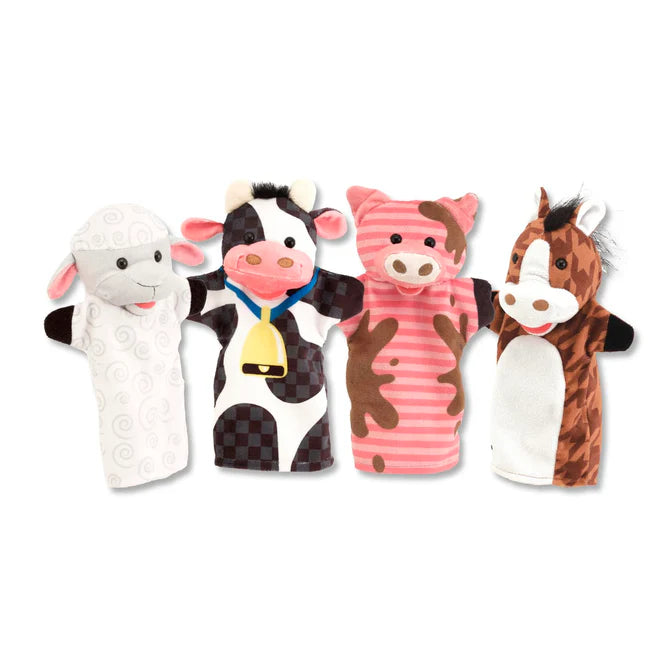 Farm Friends Hand Puppets Melissa and Doug