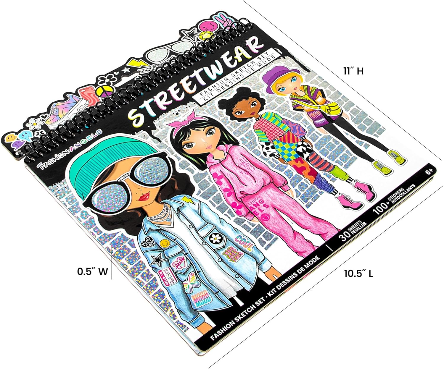Fashion Angels - Fashionista Fashion Design Sketch Set