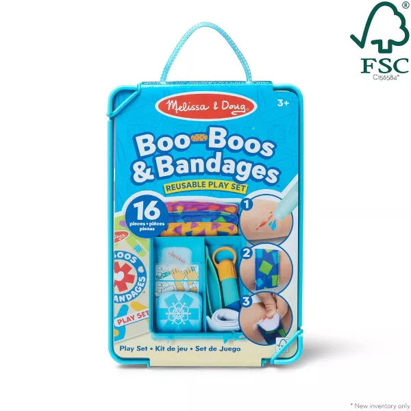 Boo-Boos & Bandages Reusable Play Set