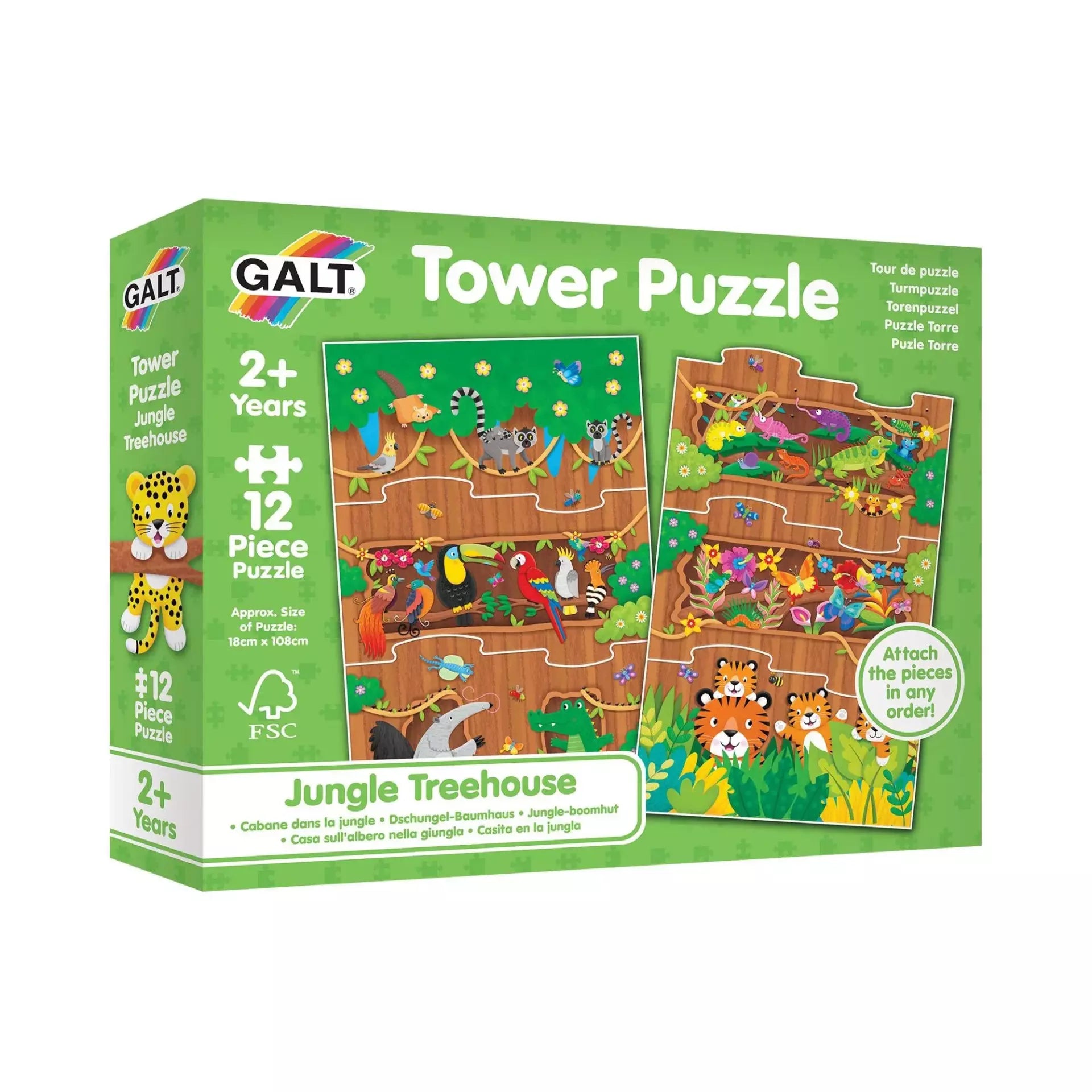 Tower Puzzle Jungle Treehouse
