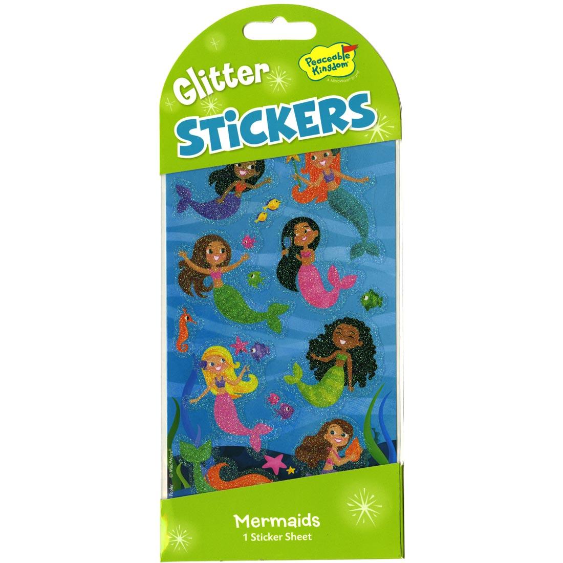 Mermaid Glitter Stickers