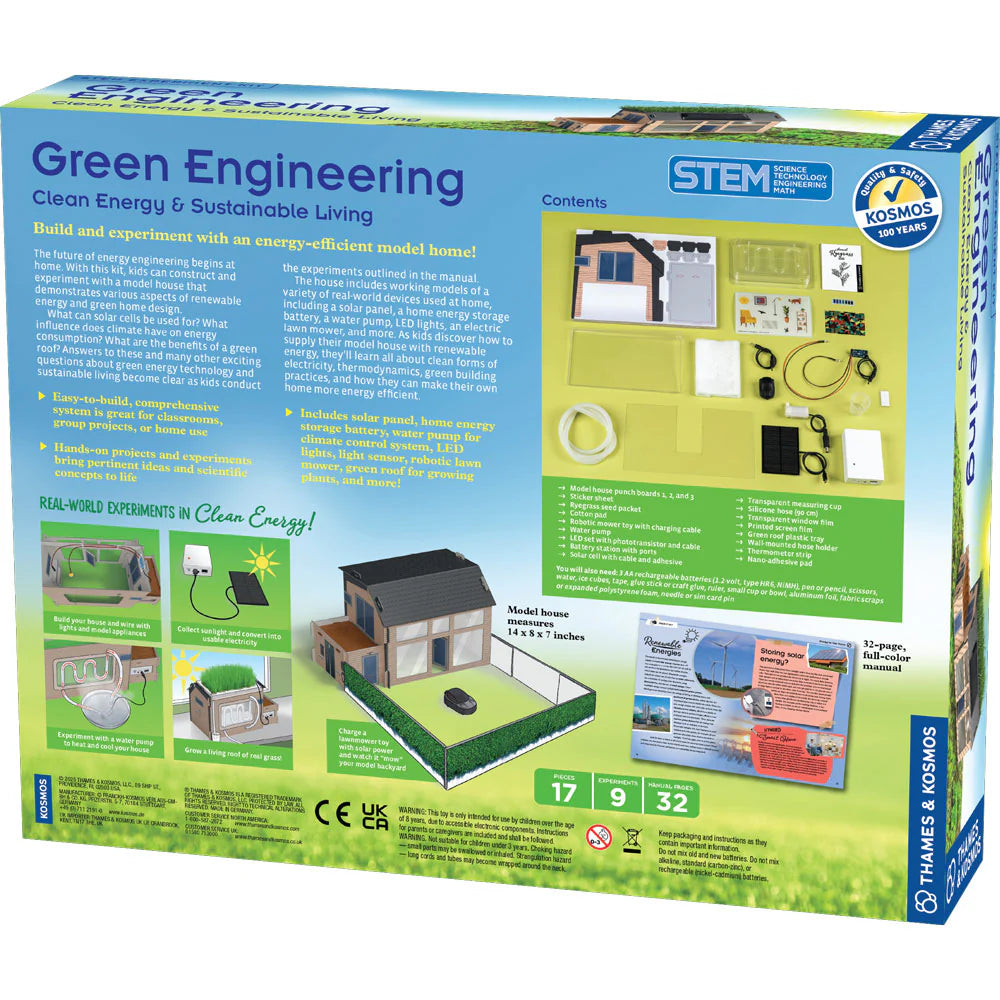 Green Engineering: Clean Energy & Sustainable Living