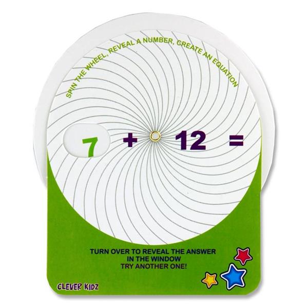 Clever Kidz Pkt12 Maths Wheel Addition & Subtraction