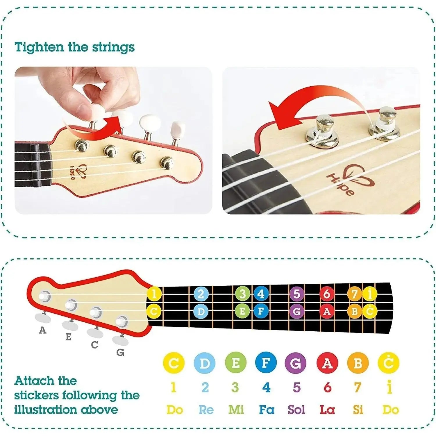 Learn with Lights Electronic Ukulele