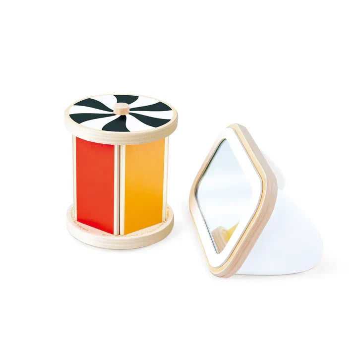 Spinning Drum With Mirror Baby Development Toy Hape
