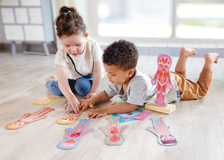 Hape Magnetic Human Body Wooden Puzzle