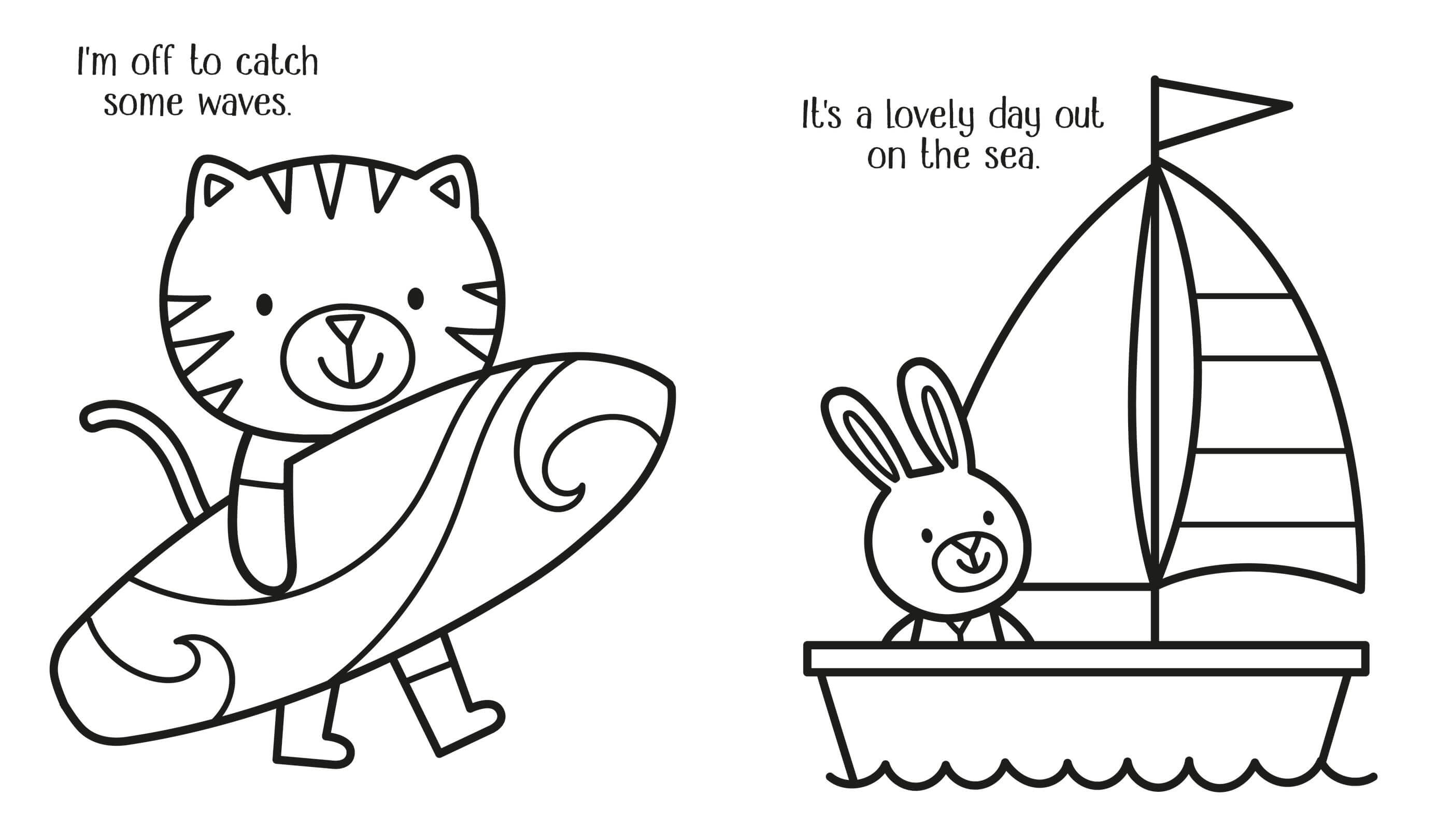 Usborne Happy Summer Colouring Book