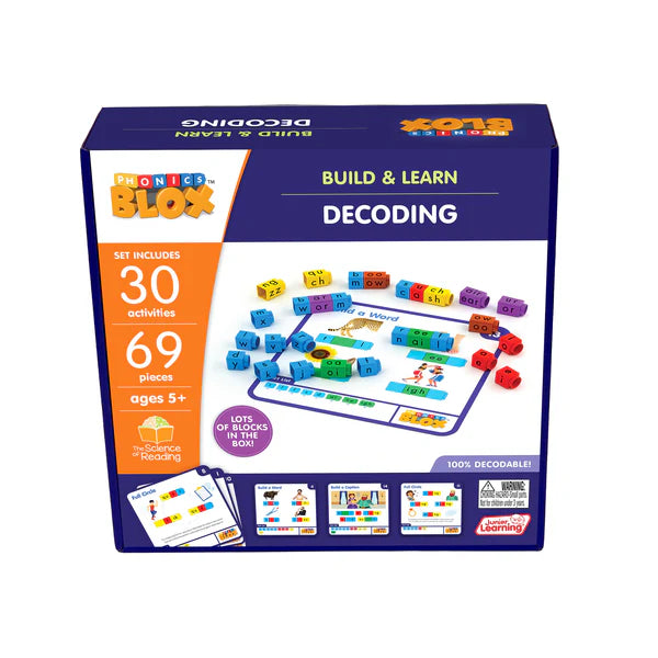 Junior Learning Rainbow Phonics Blox Decoding Phase 3
