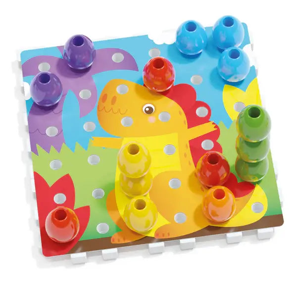 Quercetti Jumbo Peggy – Jumbo Pegs & Construction Play Set
