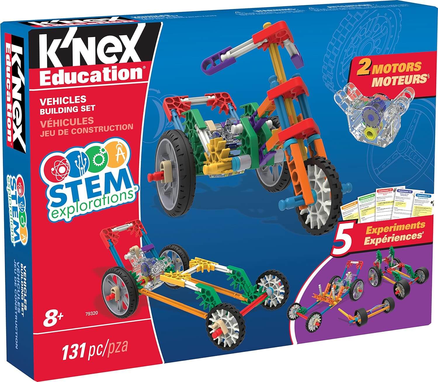 Knex Simple Rpg K'NEX Classics Power Play Motorized Set 529pc 50-model