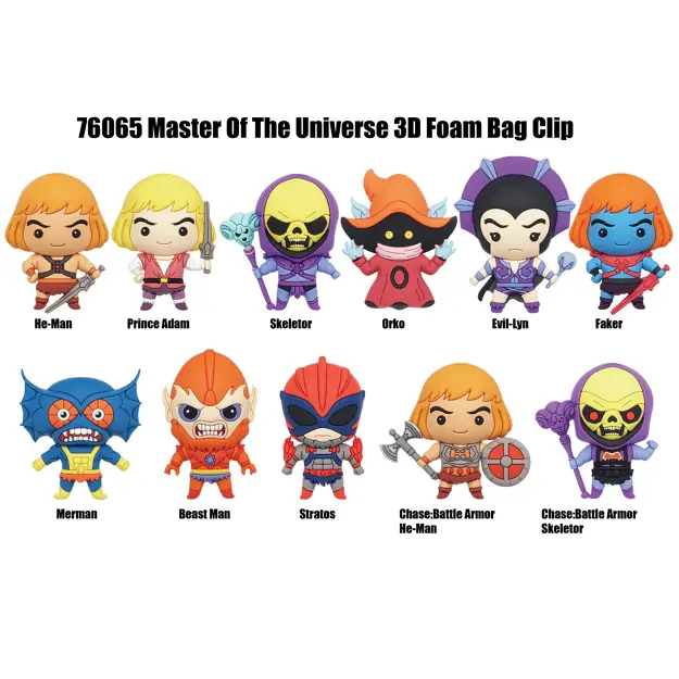 Masters of the Universe Series 1 Bag Clips