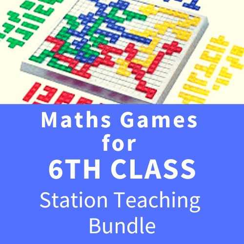 Maths Games for 6th Class -  Station Teaching Bundle