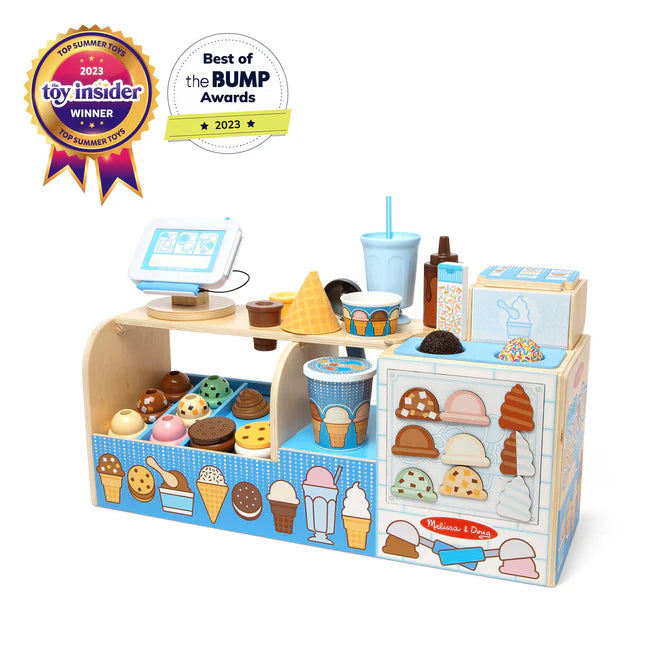 Melissa & Doug Wooden Cool Scoops Ice Creamery