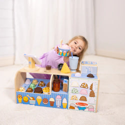 Melissa & Doug Wooden Cool Scoops Ice Creamery