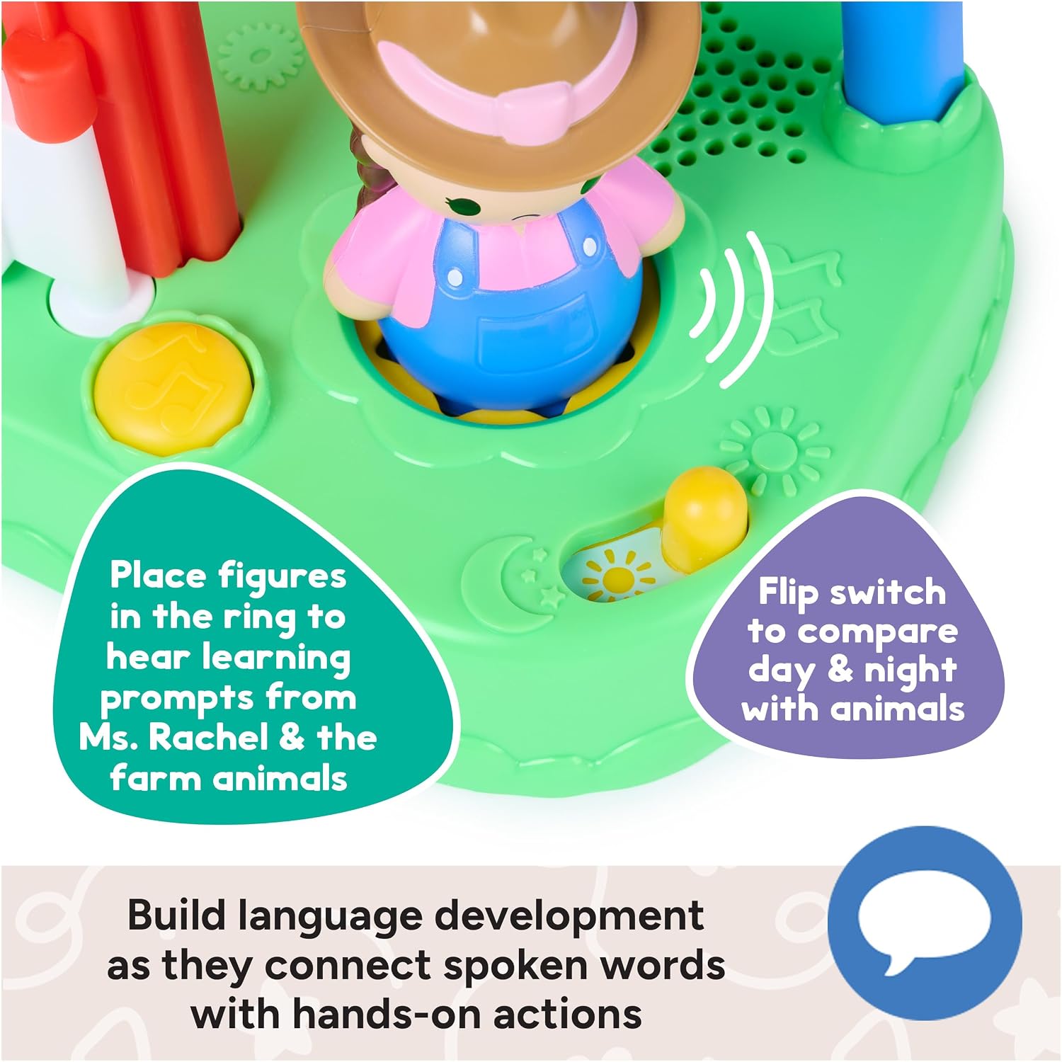 Ms. Rachel My First Learning Farm with Songs, Phrases & Animal Figures