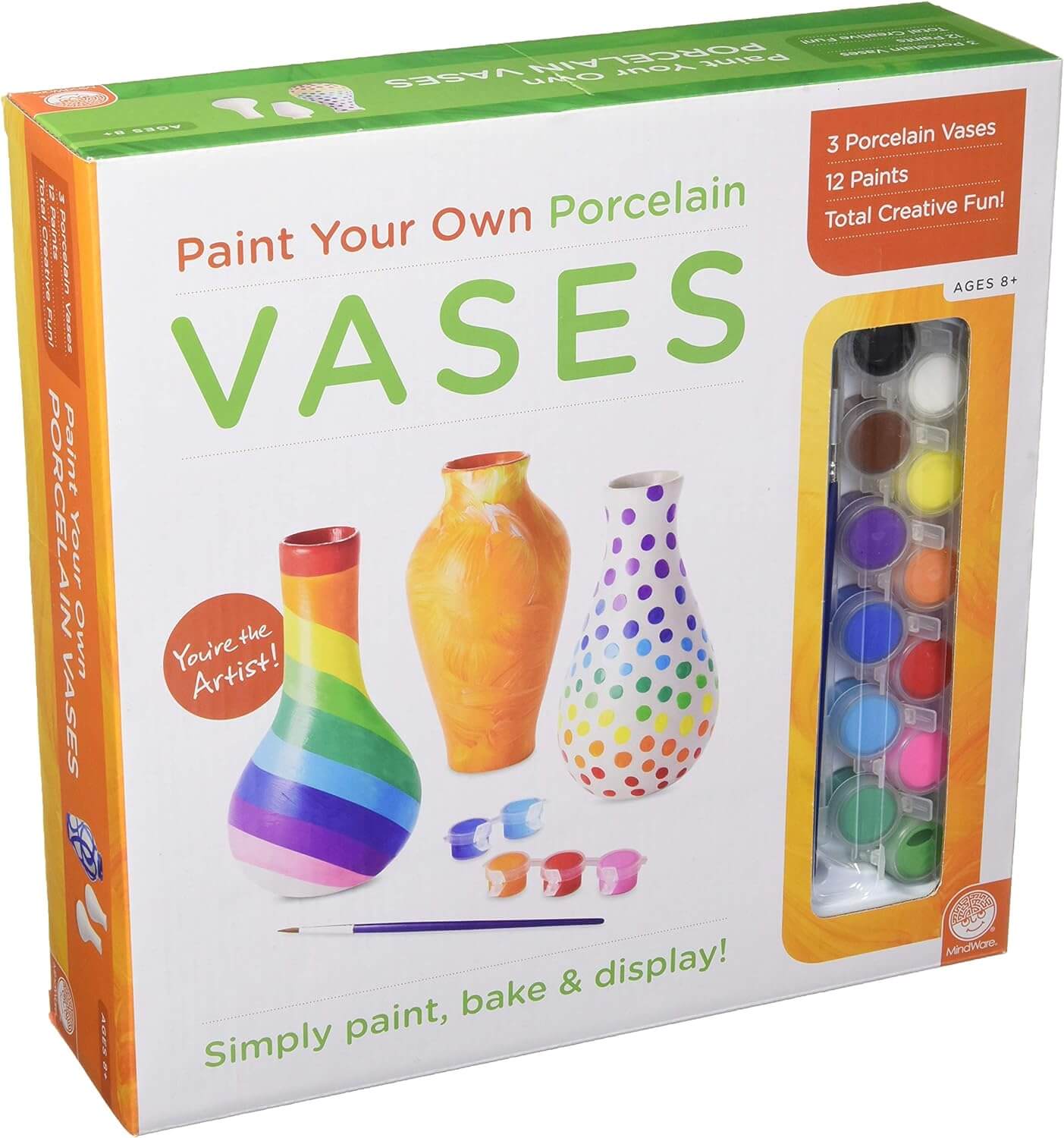 Paint Your Own Porcelain Vases Kit