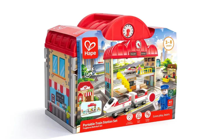 Hape portable train station