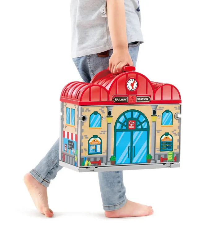 Hape portable train station