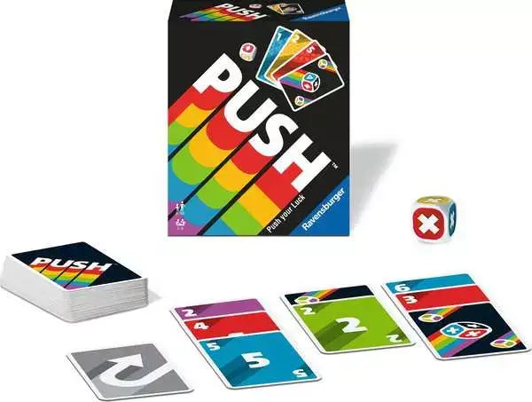 Push – A Push Your Luck Card Game – Fast-Paced Family Fun