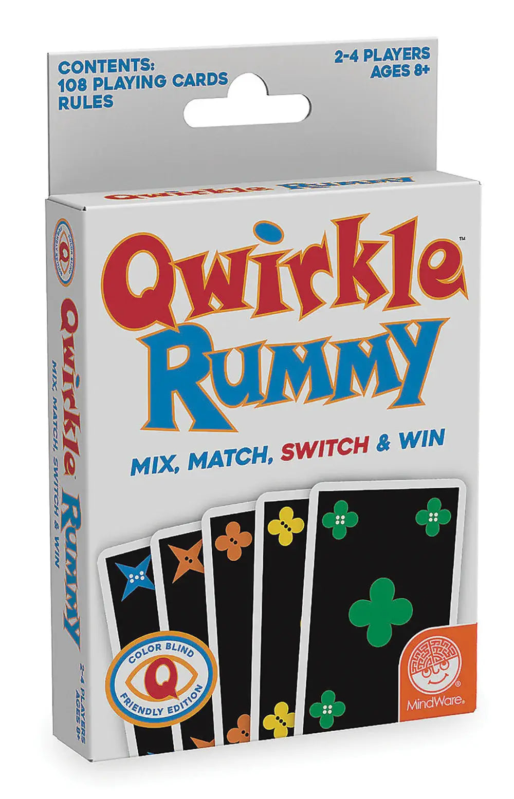 Qwirkle Rummy Colour Blind Friendly