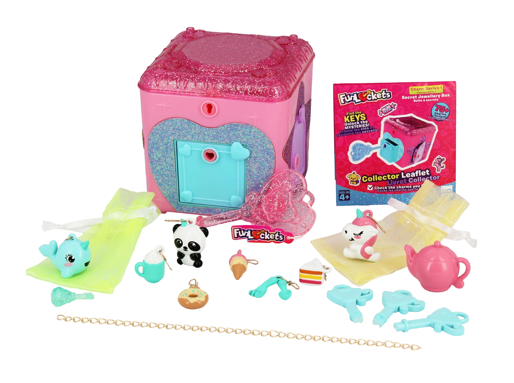 FunLockets Secret Jewellery Box - 20+ Charms & Surprises!