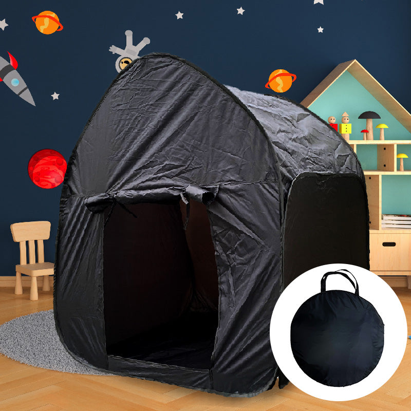 Black Sensory Pop Up Tent with Carry Case