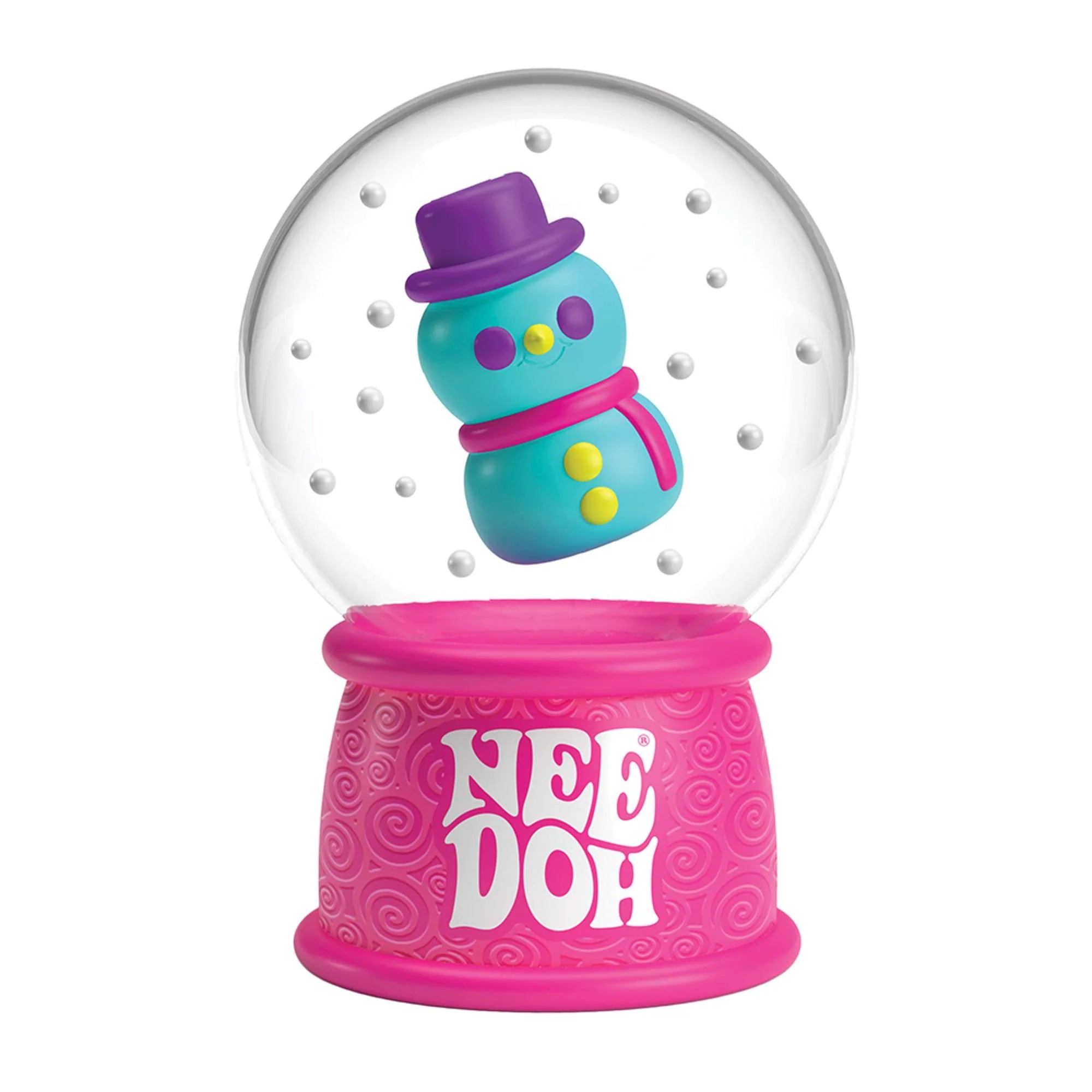 NeeDoh Christmas Snow Globe Fidget