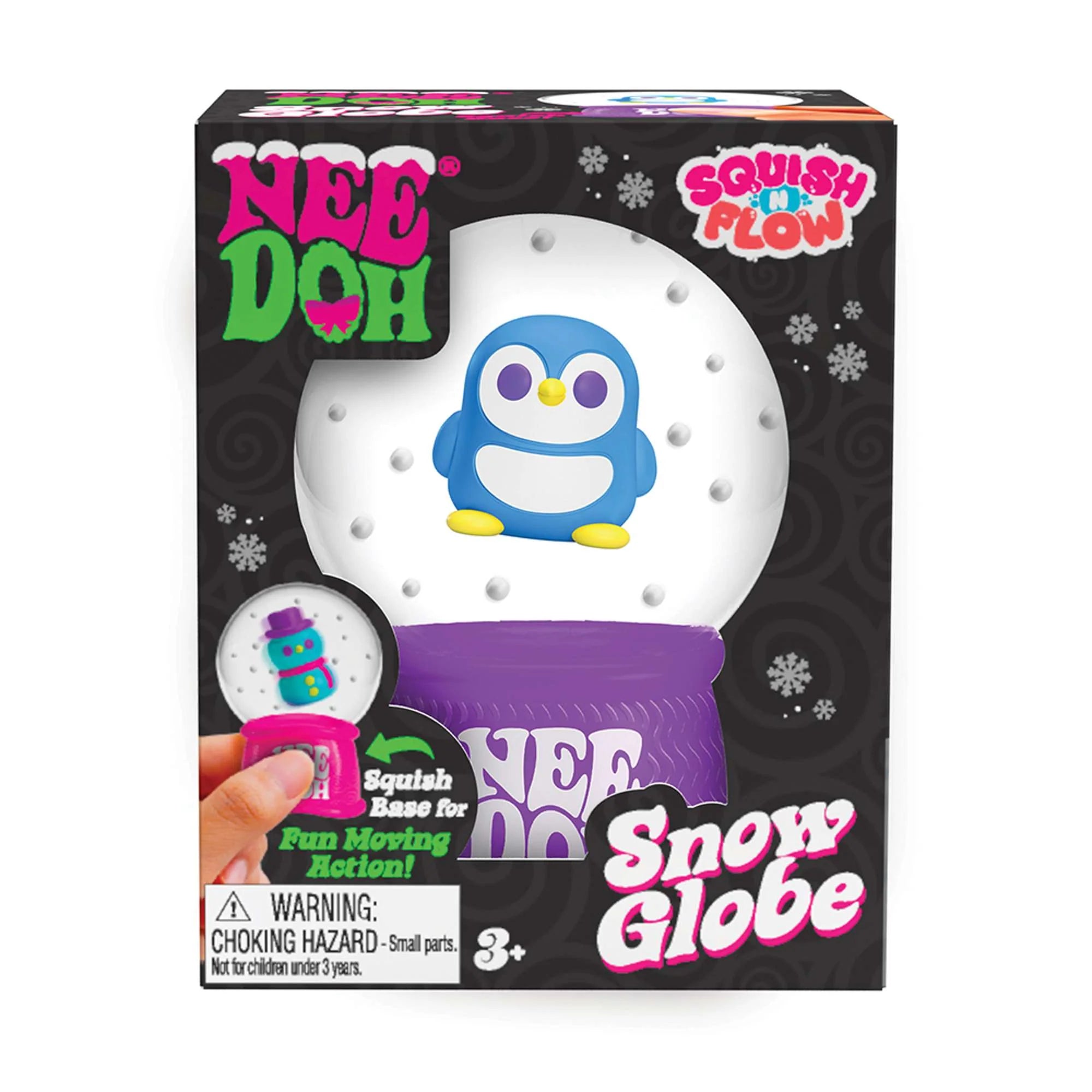NeeDoh Christmas Snow Globe Fidget