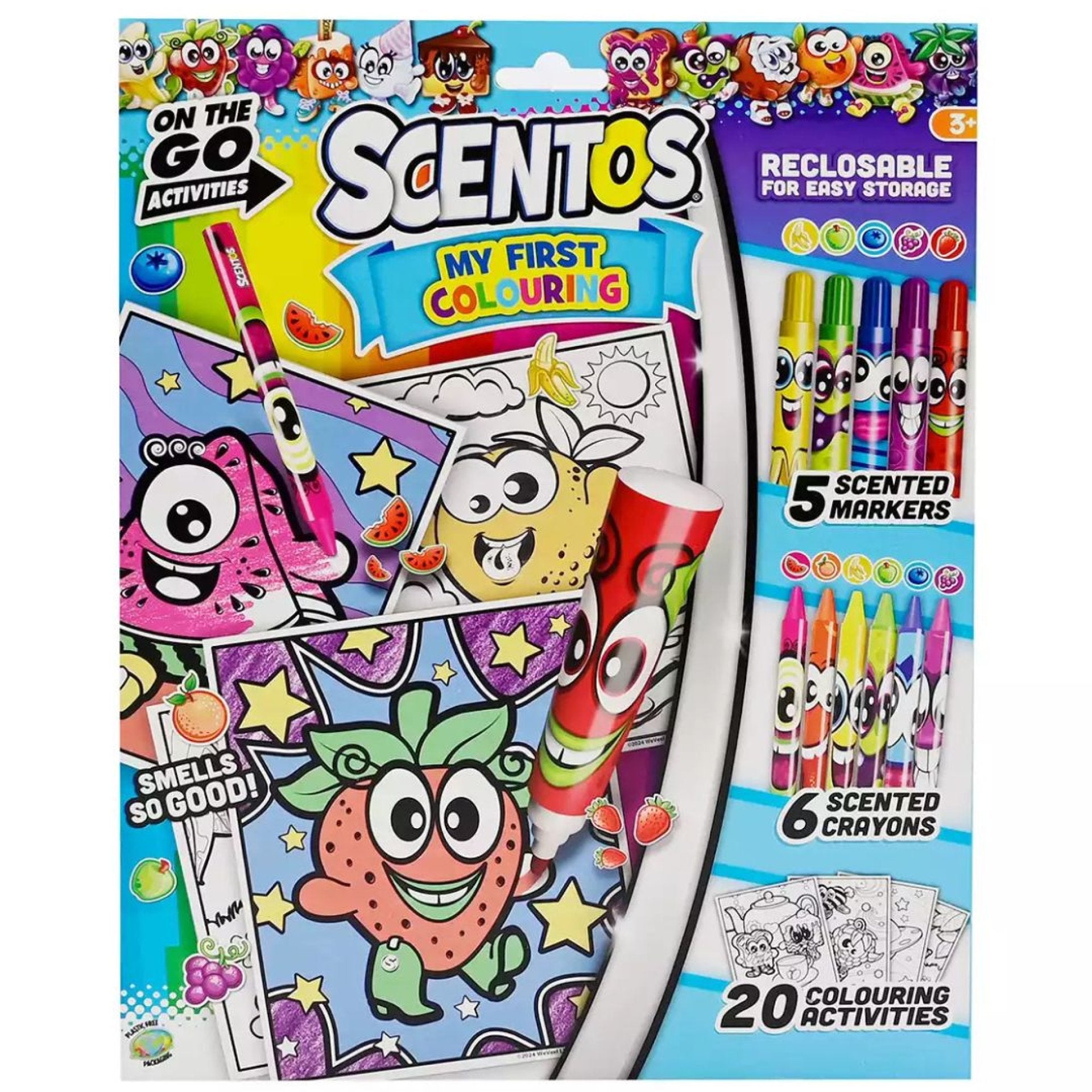 Scentos On The Go My First Colouring
